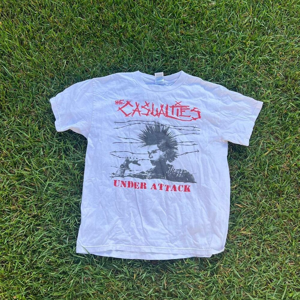 2000s The Casualties Band tee mens size M medium